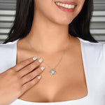 Sterling Silver Necklace - To my Daughter - Your Dad gift-ready packaging with rose box presentation