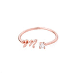 Gift wrapping and surprise packaging for Initial Ring with Luxury Rosebox with Light