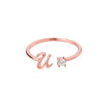 Unboxing experience of Initial Ring with Luxury Rosebox with Light personalized gift