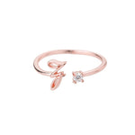 Close-up detail of Initial Ring with Luxury Rosebox with Light showing premium quality craftsmanship