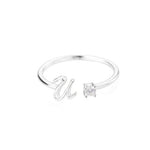 Gift wrapping and surprise packaging for Initial Ring with Luxury Rosebox with Light