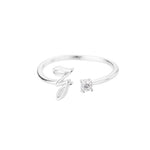 Lifestyle photo of Initial Ring with Luxury Rosebox with Light as meaningful love gift