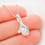 Necklace - To our Daughter from Mom & Dad gift-ready packaging with rose box presentation
