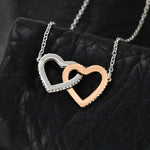 Necklace - To my Daughter from Mom gift-ready packaging with rose box presentation