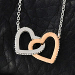 Silver necklace - For my Daughter from Mom custom engraving detail and material quality