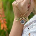Unboxing experience of Sunflower necklace - You are my sunshine personalized gift