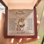 Side angle of personalized necklace Sterling Silver Necklace 